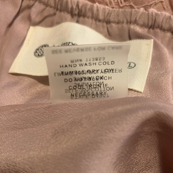 NWT Impeccable Pig Mauve Lace Off-Shoulder Top Lg - Picture 6 of 6